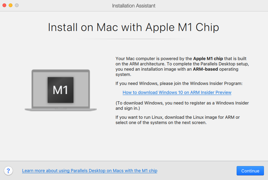 ARM Windows on Apple M1